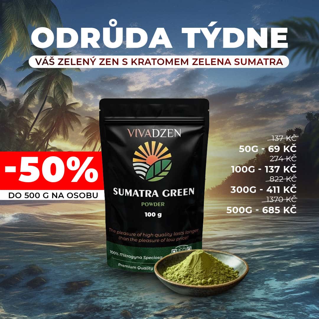 Zelená Sumatra je tajemstvím produktivity s 50% slevou!