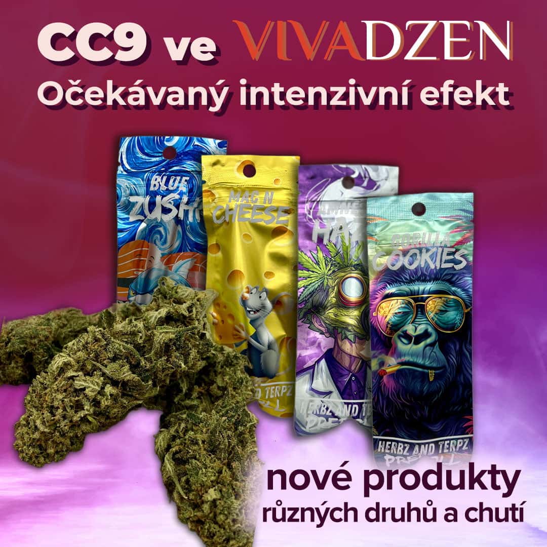 Kanabinoid CC9 ve společnosti Viva Dzen