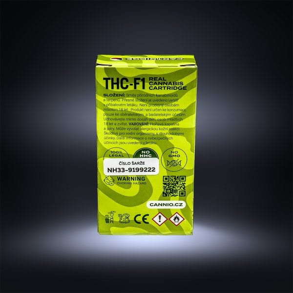 THC-F1 cartridge 1ml – Lime - Image 2