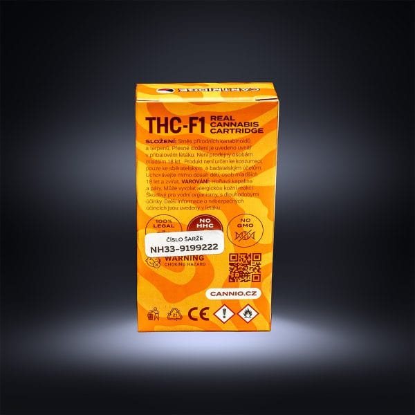 THC-F1 cartridge 1ml – Orange - Image 2