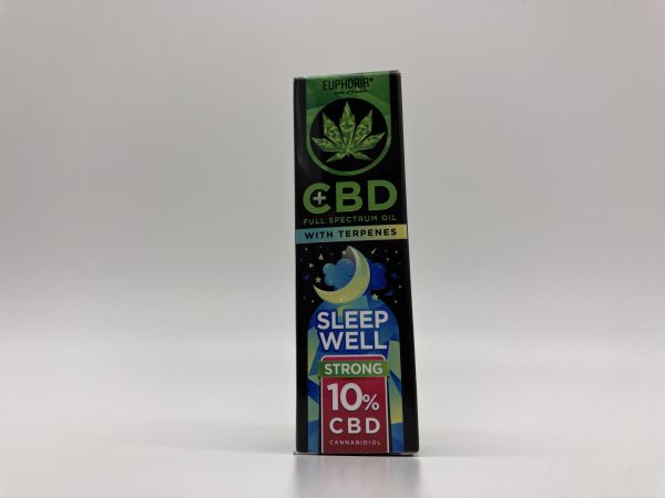 Euphoria CBD olej 10% s terpeny, 10 ml, 1000 mg - Sleep Well