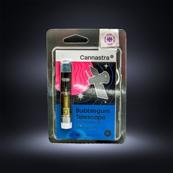 Cannastra 10-OH-HHCP Cartridge Bubblegum Telescope, 10-OH-HHCP 94% quality, 1 ml