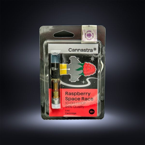 Cannastra 10-OH-HHCP Cartridge Raspberry Space Race, 10-OH-HHCP 94% quality, 1 ml