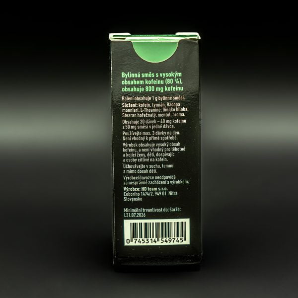 SNF Coffeine Energy - MENTHOL - Image 3