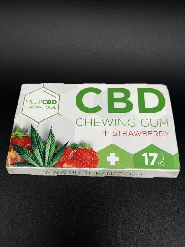 Medi CBD Žvýkačky Strawberry s CBD 17mg, 12ks