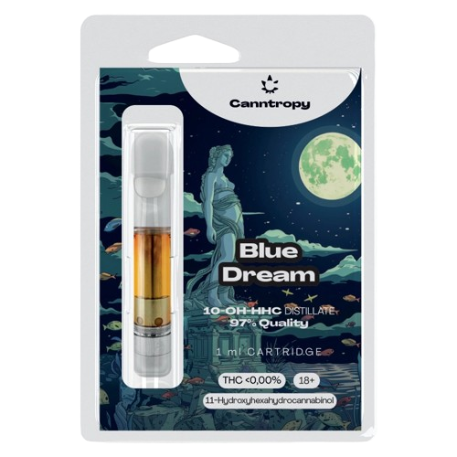 Canntropy 10-OH-HHC Cartridge Blue Dream, 97% quality, 1 ml