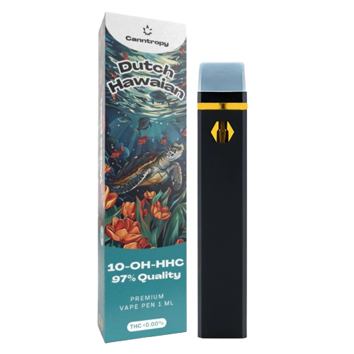 Canntropy 10-OH-HHC Vape Pen Dutch Hawaian, 97% quality, 1 ml
