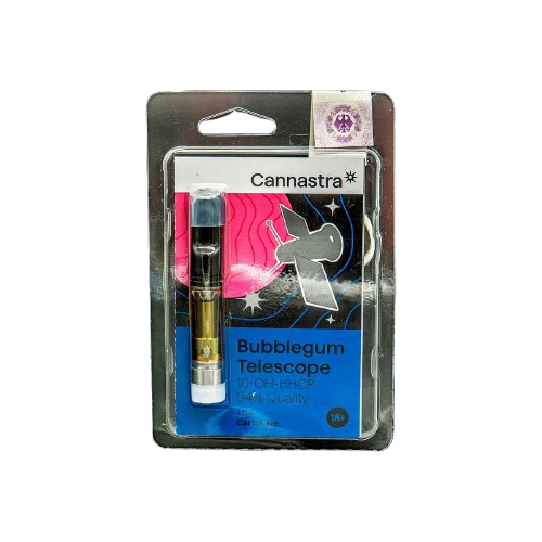 Cannastra 10-OH-HHCP Cartridge Bubblegum Telescope, 10-OH-HHCP 94% quality, 1 ml