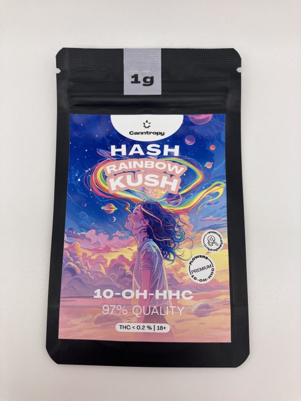 Canntropy 10-OH-HHC Hash Rainbow Kush, 10-OH-HHC 97% quality, 1 g