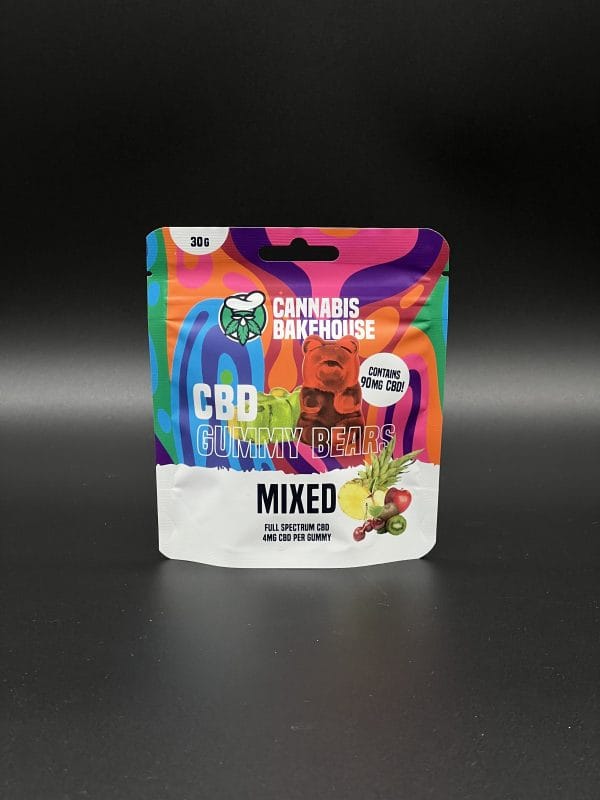 Cannabis Bakehouse CBD fruit gummies - 30g, 22 pcs x 4 mg CBD