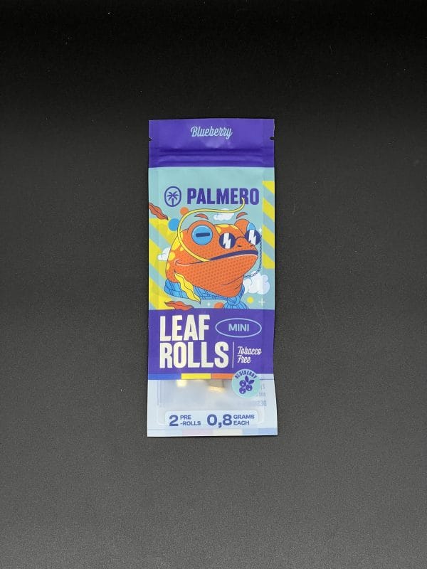 Palmero Mini Blueberry, 2x palm leaf wraps, 0.8g