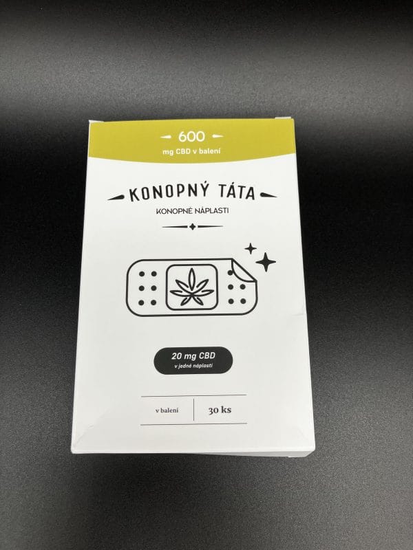 Konopný Táta CBD Patches, 600 mg CBD, 30 pcs