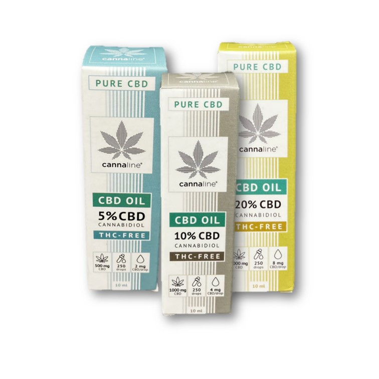Конопляное масло CANNALINE CBD без ТГК 10 мл