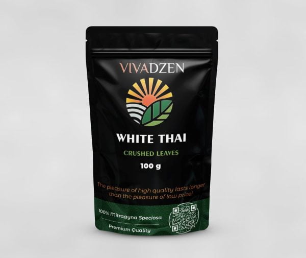 White Thai Kratom Crushed Leaf