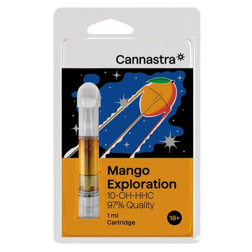 Cannastra 10-OH-HHC Cartridge Mango Exploration, 97% quality, 1 ml
