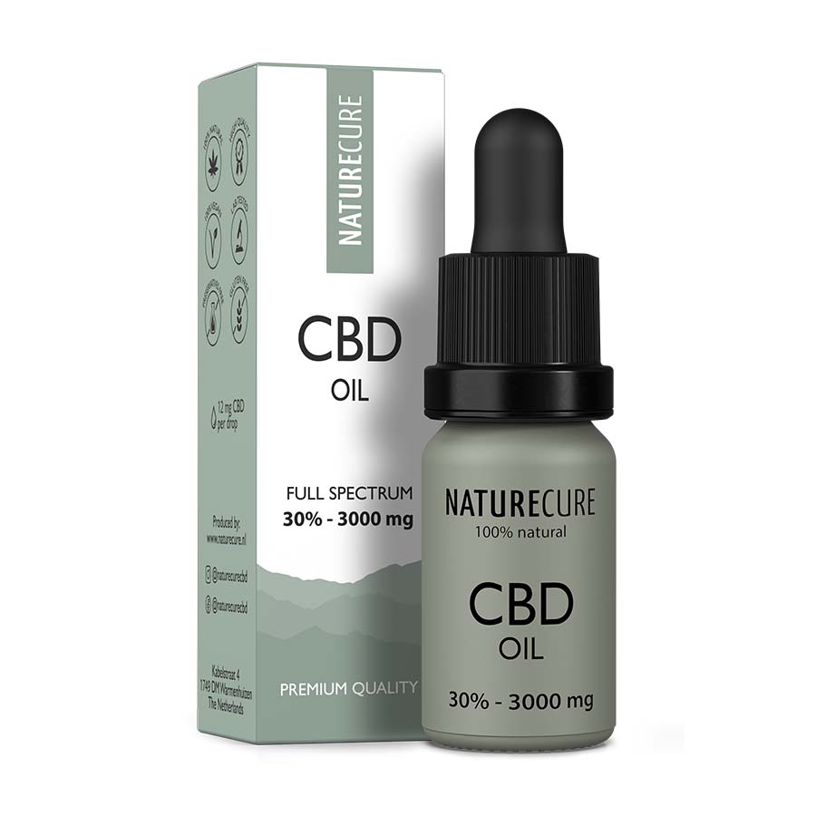 Nature Cure Full spectrum CBD oil, 30%, 3000 mg, 10 ml