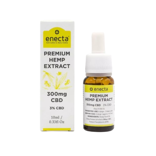 Enecta CBD Hemp oil 3%, 300 mg, 10 ml
