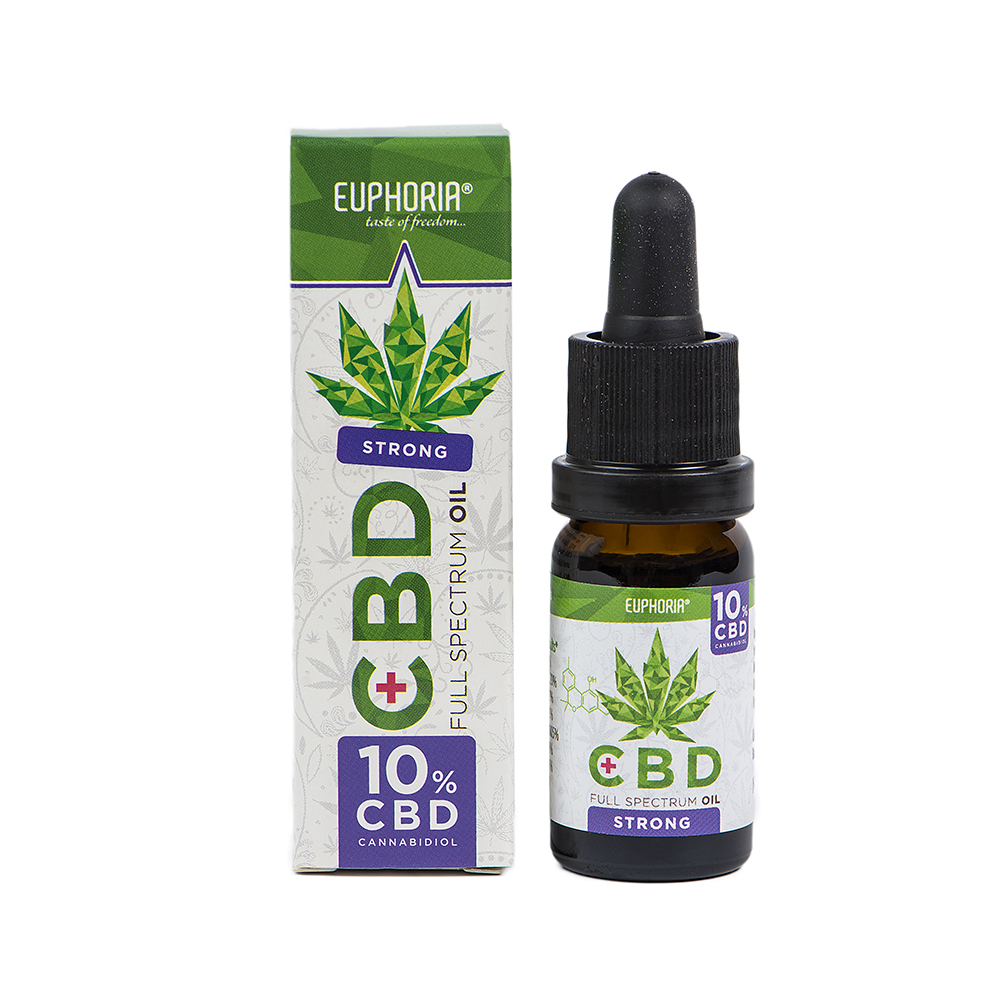 Euphoria CBD Oil 10%, 10 ml, 1000 mg