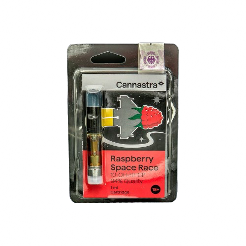 Cannastra 10-OH-HHCP Cartridge Raspberry Space Race, 10-OH-HHCP 94% quality, 1 ml